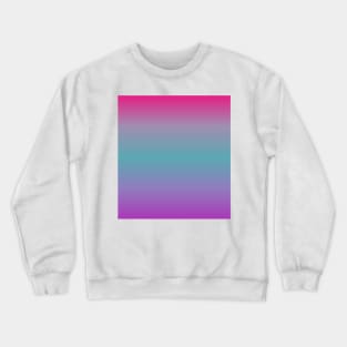 Hot Pink Aqua Blue Purple Ombre Fade Sunset Gradient Crewneck Sweatshirt